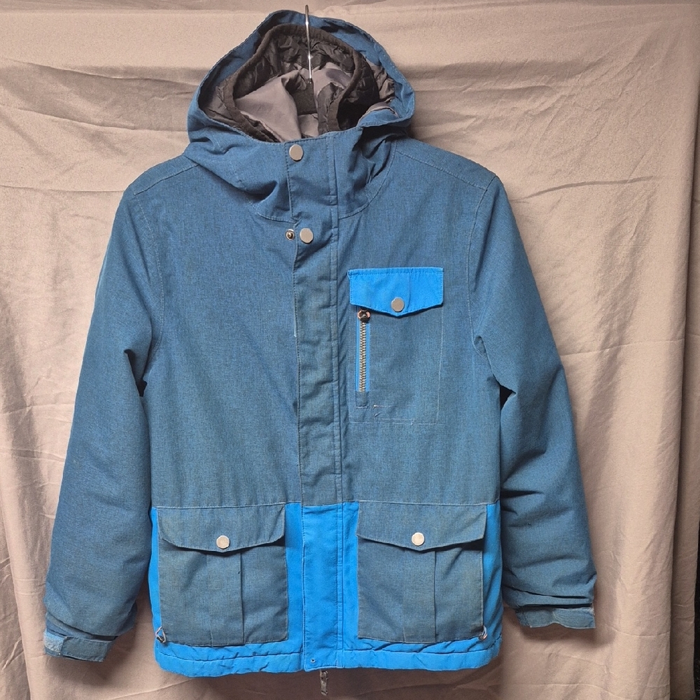 Stylish Blue 2 In 1 Jacket Kids Large
